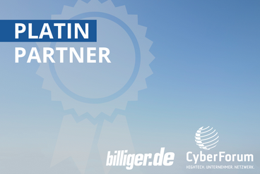 billiger.de wird neuer Sponsor des CyberForum in Karlsruhe 